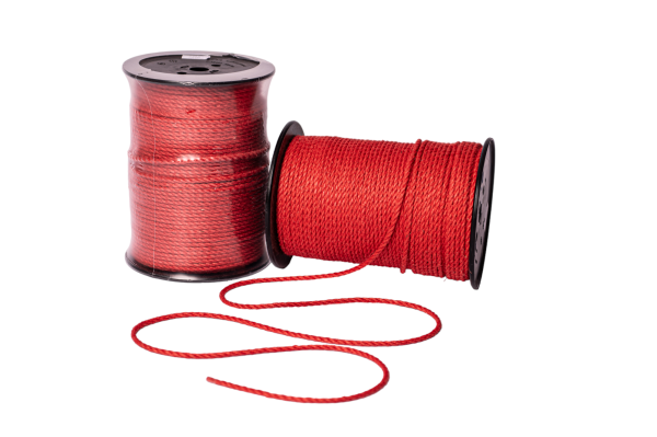 Juteseil, Seil, Naturfaser, Deko, DIY, umweltfreundlich, nachhaltig, abbaubar, nachwachsend, gedreht, hautfreundlich, rot, Bondage, Bondageseil, Shibari